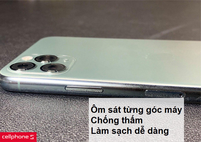 Miếng dán PPF Full viền 360 bảo vệ toàn diện cho mặt sau iPhone 11 Pro