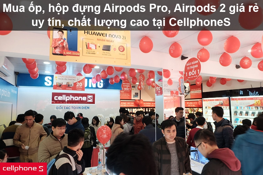 Mua ốp, hộp đựng Airpods Pro, Airpods 2 đẹp, giá rẻ tại CellphoneS