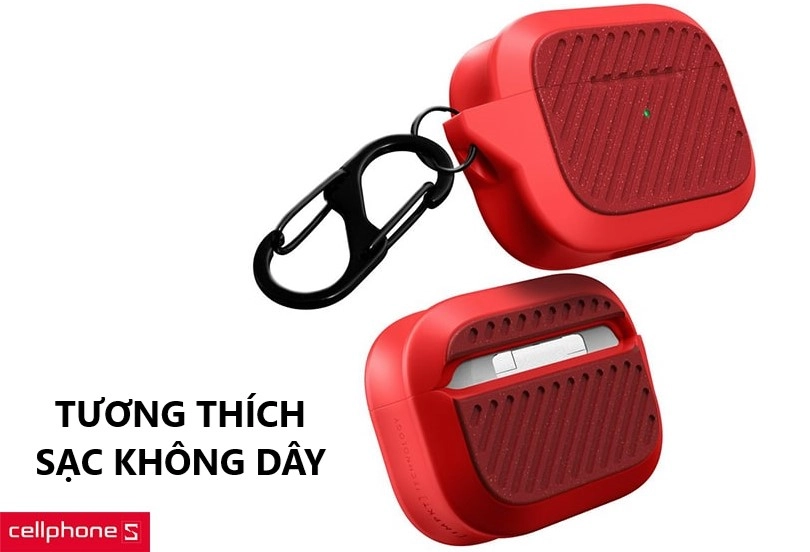 Tích hợp Carabiner và sạc không dây