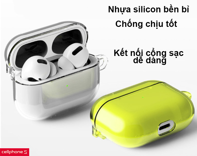 Hộp đựng tai nghe AirPods Pro Araree Nukin Neon