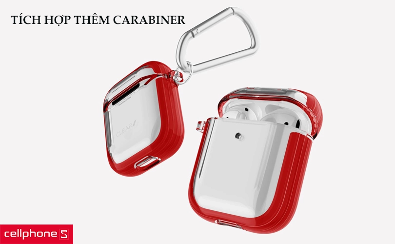 Hộp đựng tai nghe AirPods Pro Raptic Clear Case