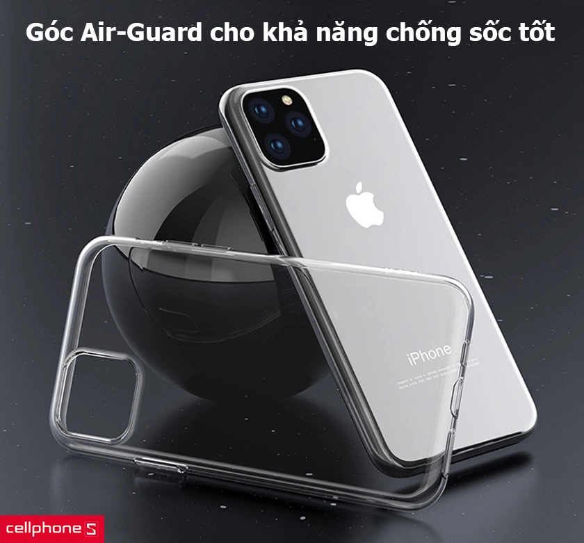 góc Air-Guard chống sốc tốt