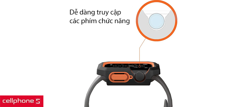 Dễ dàng truy cập nút chức năng, trọng lượng siêu nhẹ 4.5g