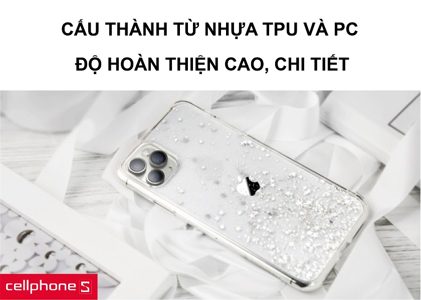 Chất lượng nhựa TPU và PC hoàn thiện tốt cùng độ bền sản phẩm cao