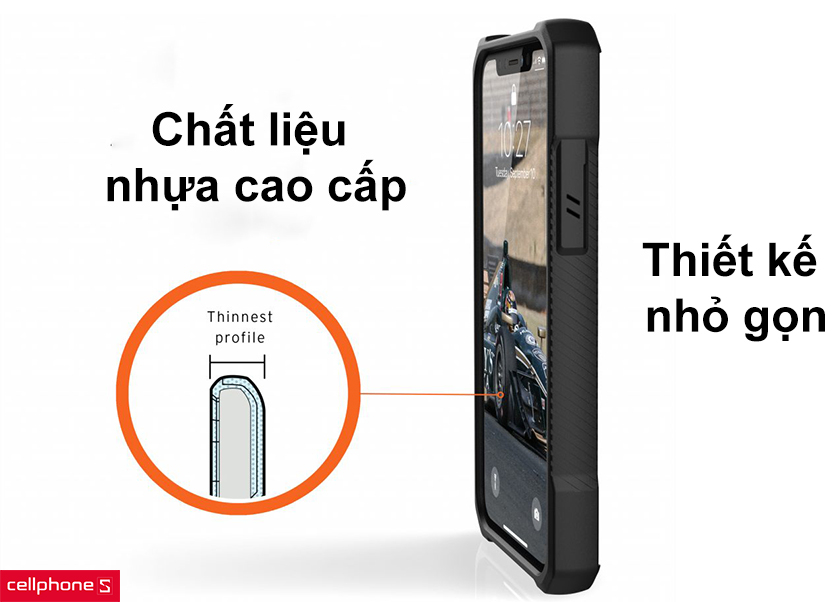 Thiết kế nhỏ gọn vừa vặn cùng với chất liệu nhựa cao cấp