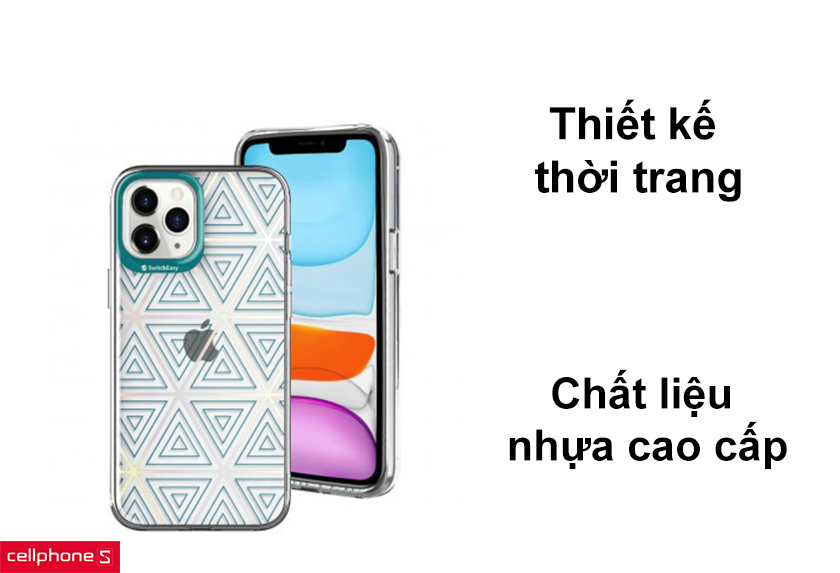 Thiết kế thời trang, chất liệu nhựa cao cấp