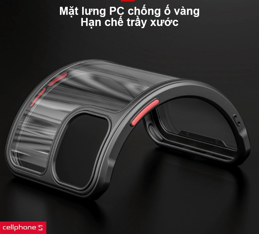 Mặt lưng PC chống ố vàng và hạn chế trầy xước