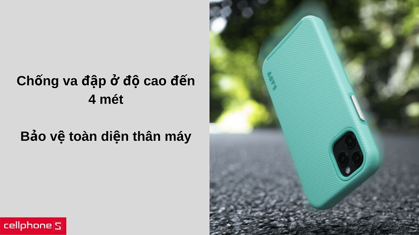 Bảo vệ toàn diện iPhone với khả năng chống sốc tiên tiến