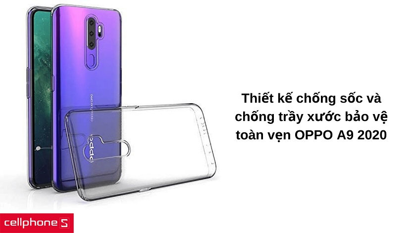 Thiết kế chống sốc bảo vệ toàn diện OPPO A9 (2020)