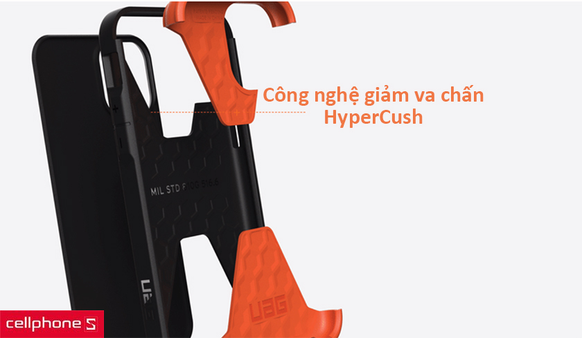 Công nghệ hấp thụ va chấn HyperCush với lớp đệm kiến trúc HEX