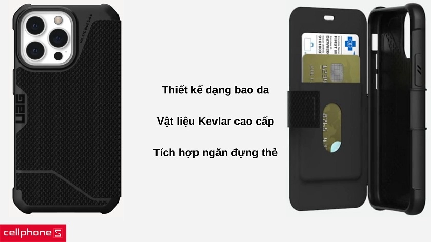 Ốp lưng iPhone 13 Pro UAG Metropolis chống sốc 