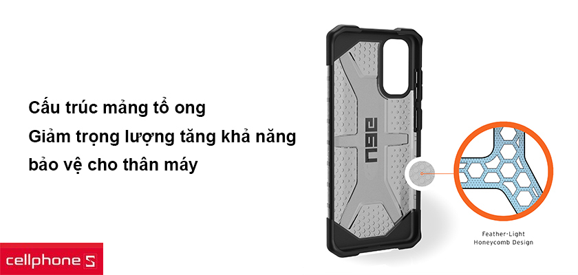 Vật liệu cấu tạo cao cấp, cấu trúc tổ ong độc đáo