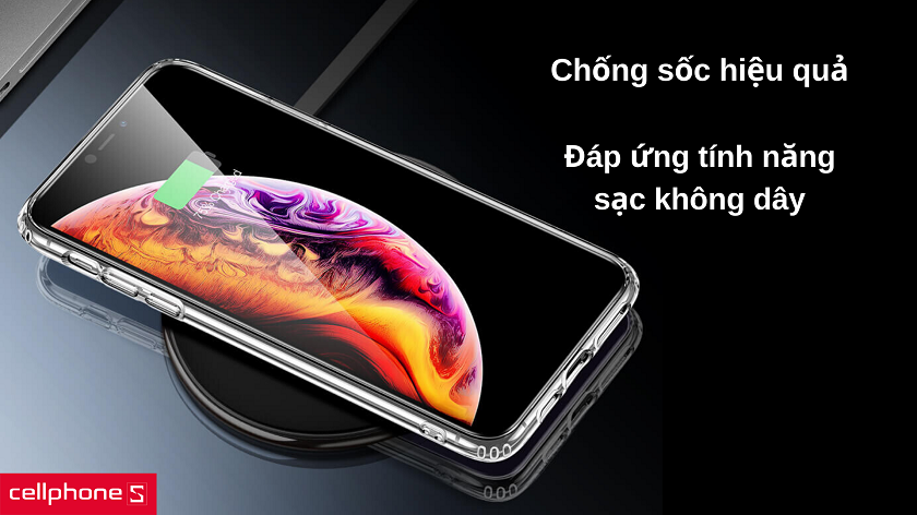 Chống sốc hiệu quả, đáp ứng cả sạc không dây