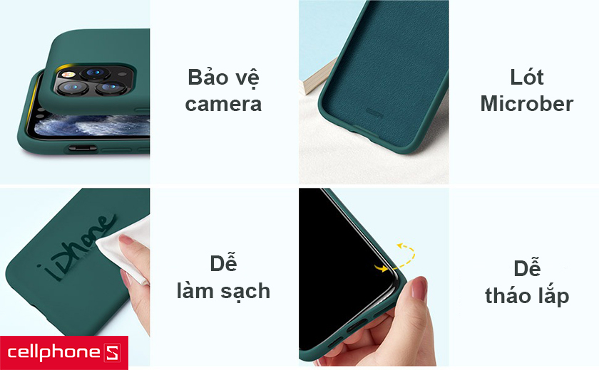 Thiết kế ôm khít, nâng bảo vệ màn hình và camera cùng khả năng chống mồ hôi tốt
