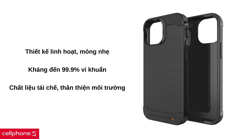 Thiết kế linh hoạt, lớp phủ chống khuẩn, thân thiện môi trường