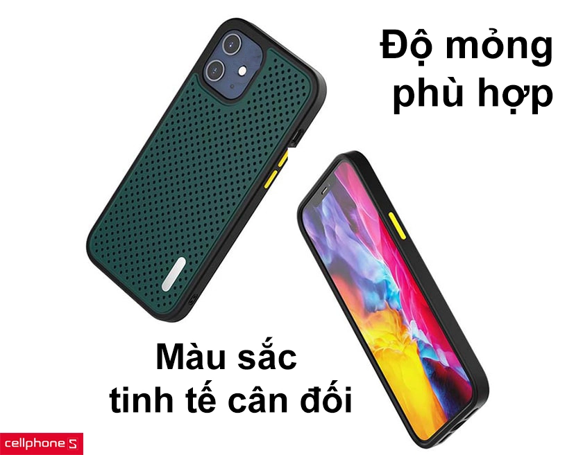 Màu sắc tinh tế cân đối, độ mỏng phù hợp