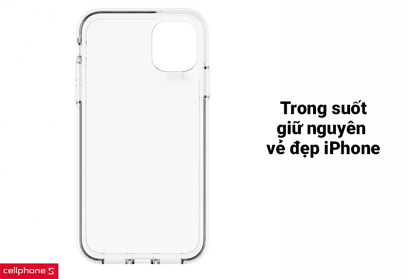 Trong suốt giữ nguyên vẻ đẹp của iPhone 11 Pro Max