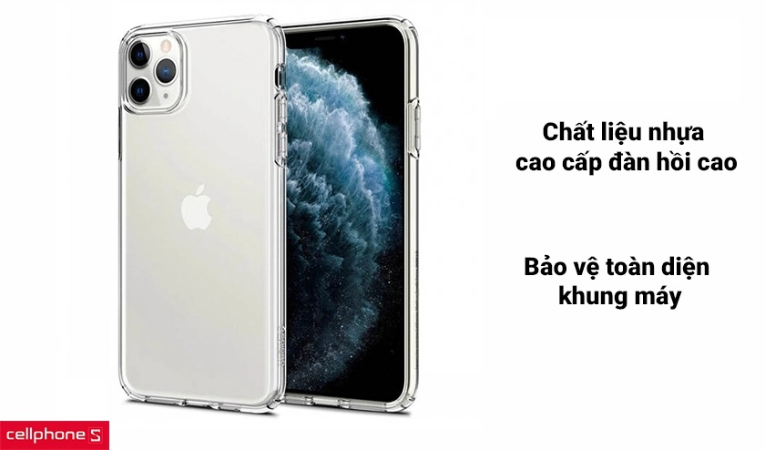 Chất liệu nhựa cao cấp đàn hồi cao, bảo vệ toàn diện khung máy