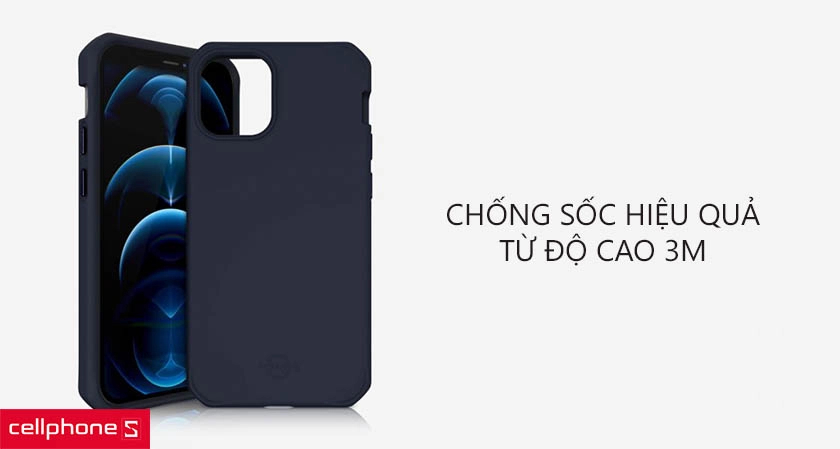 Chống sốc hiệu quả từ độ cao 3m