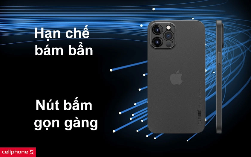 Thiết kế siêu mỏng, chất liệu nhựa cao cấp