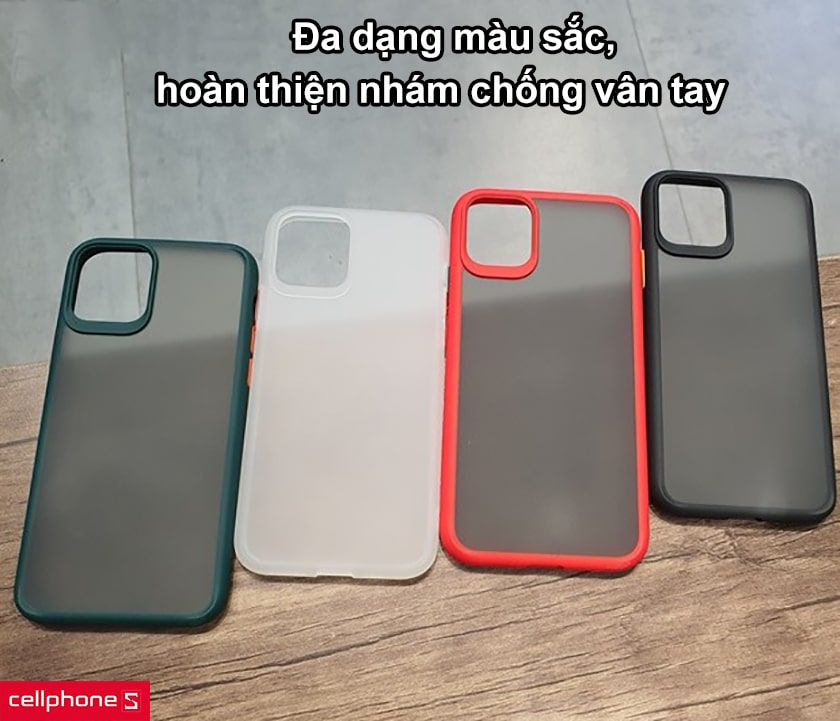 Đa dạng màu sắc, hoàn thiện nhám chống vân tay