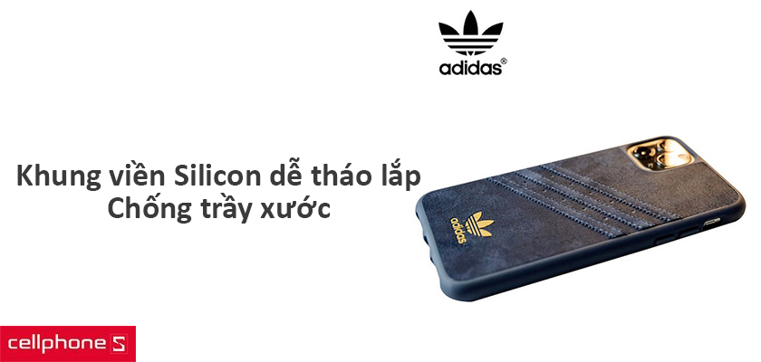 Khung viền Silicon mềm mại, chống trầy xước hiệu quả dễ tháo lắp