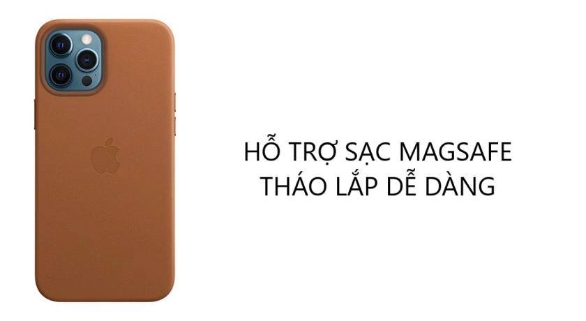 Hỗ trợ sạc Magsafe, tháo lắp dễ dàng