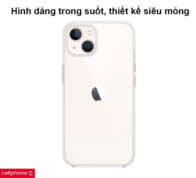 Ốp lưng iPhone 13 OU trong suốt