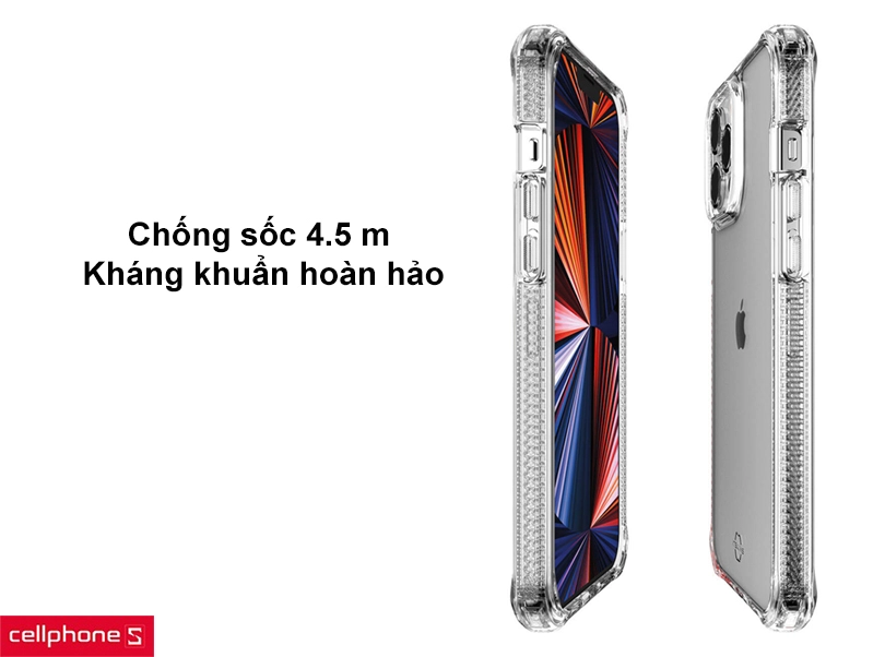 Chống sốc 4.5 m - Kháng khuẩn hoàn hảo