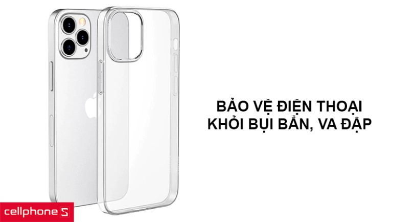 Ốp lưng iPhone 13 Pro Max OU trong suốt 