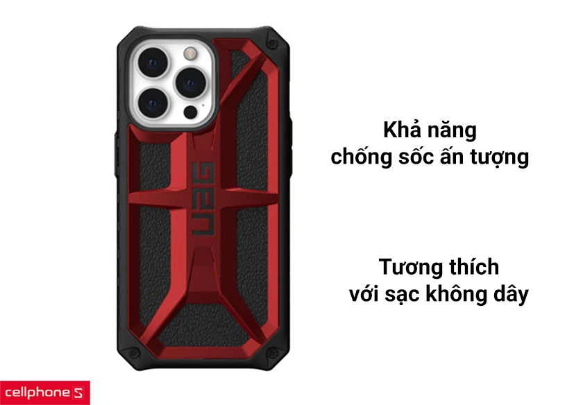 Khả năng chống sốc ấn tượng, tương thích với sạc không dây