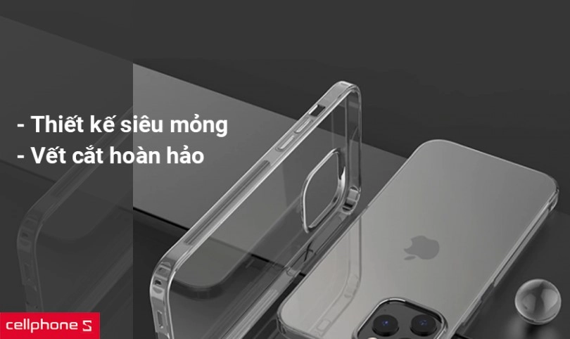 Ốp lưng iPhone 13 Pro OU trong suốt