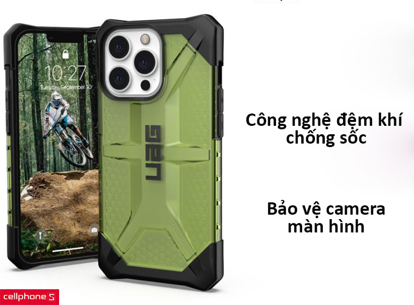 Ốp lưng iPhone 13 Pro UAG Plasma chống sốc 