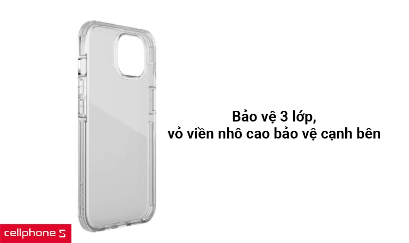Ốp lưng iPhone 13 Raptic Clear