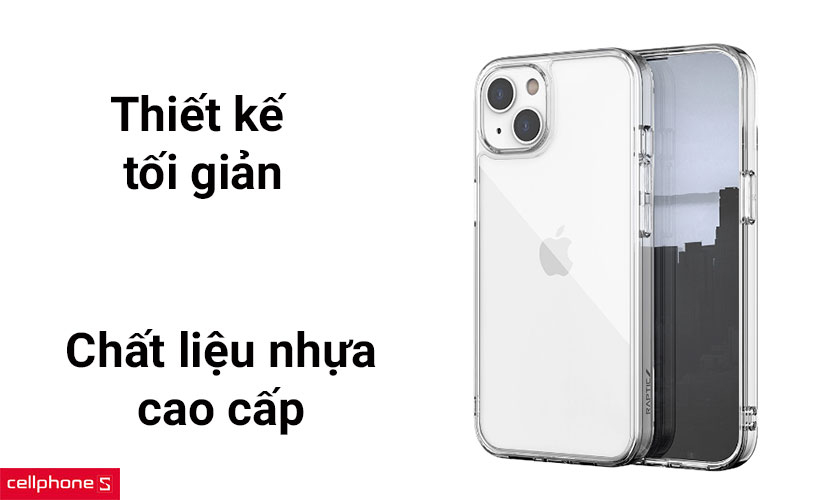 Apple iPhone 13 ốp lưng Raptic Clearvue Clear 