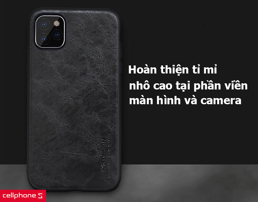 Hoàn thiện tỉ mỉ mọi chi tiết, nhô cao tại phần viền màn hình và camera sau