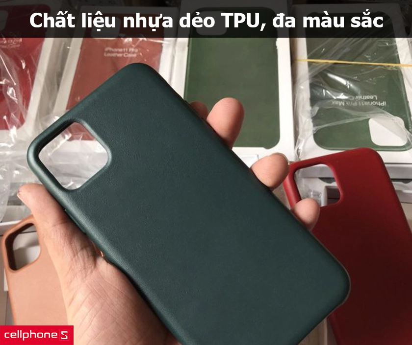 Chất liệu nhựa dẻo TPU, đa màu sắc