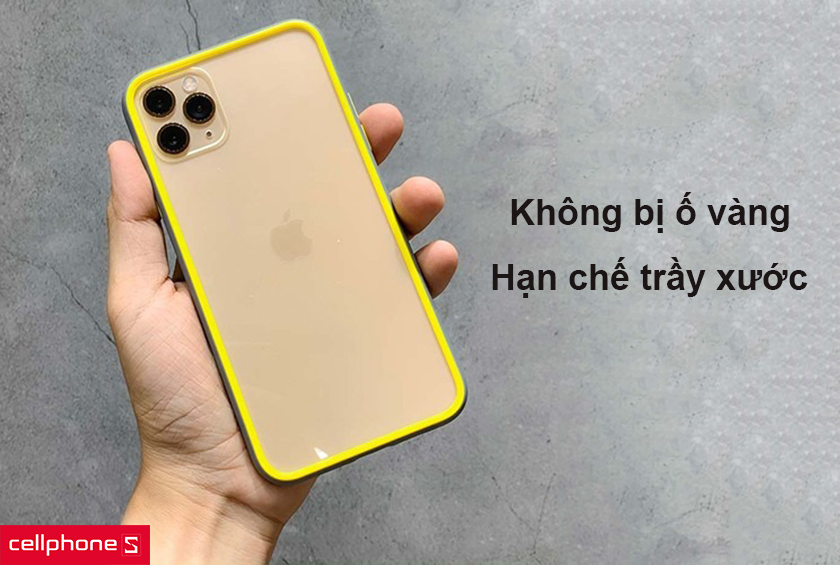 Bền bỉ, không bị ố vàng, hạn chế trầy xước tốt