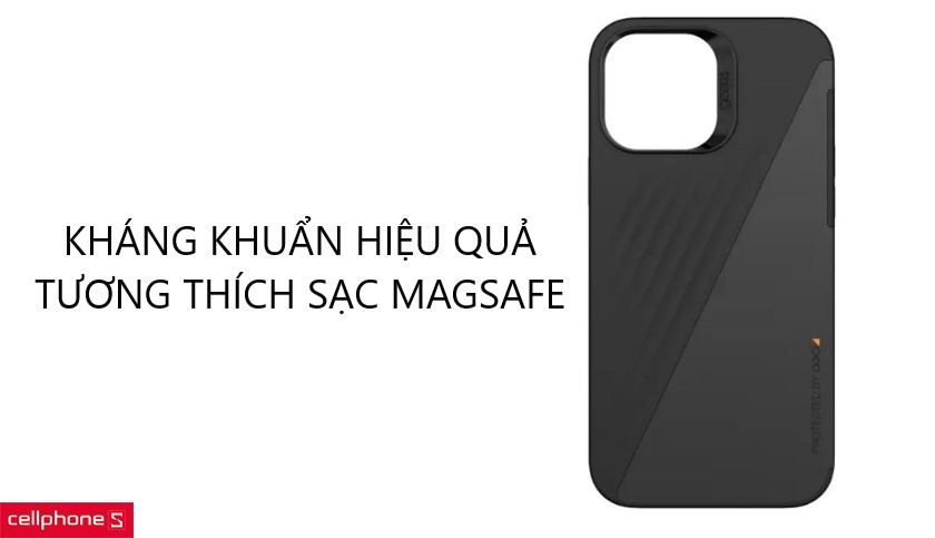 Tương thích với sạc Magsafe, phủ một lớp kháng khuẩn giúp bảo vệ sức khỏe