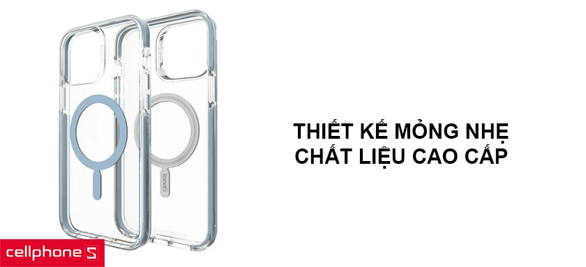 Thiết kế mỏng nhẹ với chất liệu cao cấp, thân thiện với môi trường