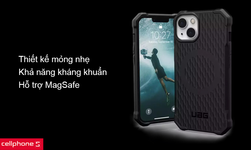 Ốp lưng MagSafe iPhone 13 UAG Essential Armor