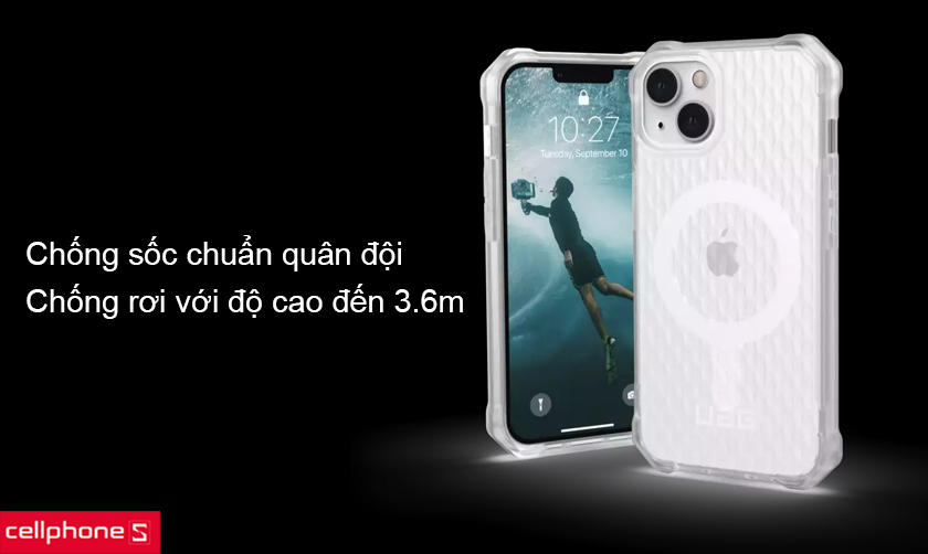 Ốp lưng MagSafe iPhone 13 UAG Essential Armor