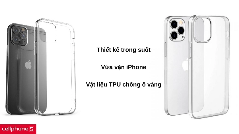 Ốp lưng iPhone 13 Pro Max Mipow Tempered Glass