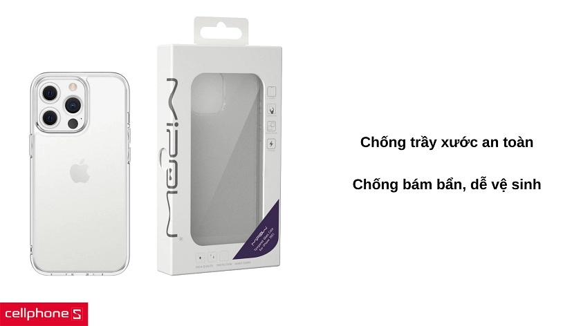 Ốp lưng iPhone 13 Pro Max Mipow Tempered Glass