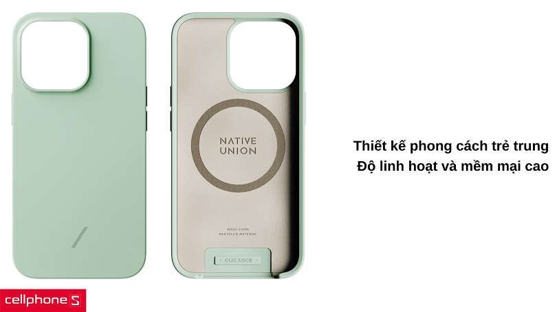 Ốp lưng iPhone 13 Pro Max Native Union Clic Pop Magnetic