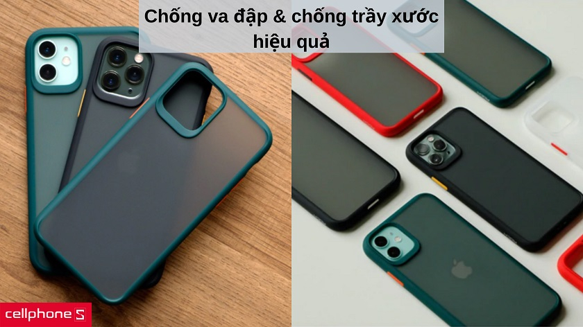 Độ chống xước & chống sốc giúp bảo vệ điện thoại iPhone 11 Pro an toàn