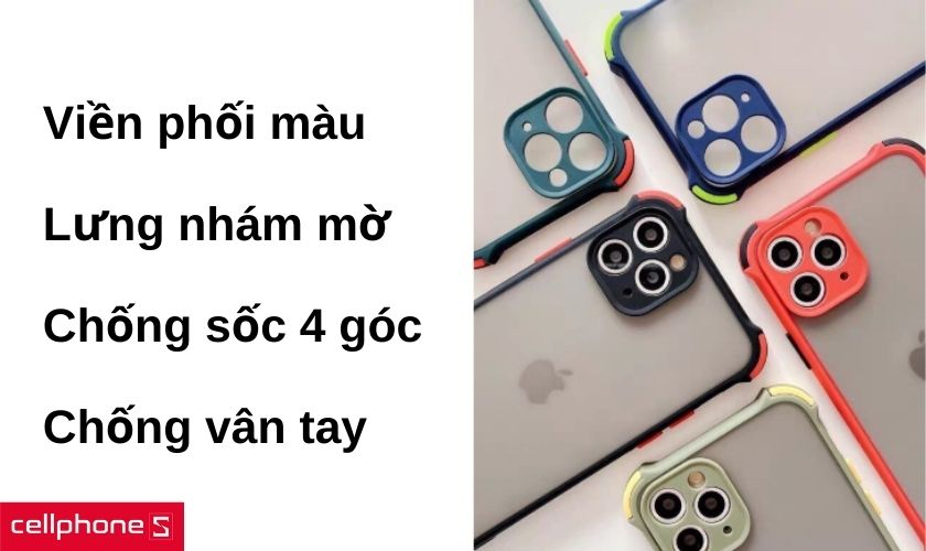 Thiết kế viền máy trẻ trung và mặt lưng nhám mờ chống vân tay, dễ cầm nắm