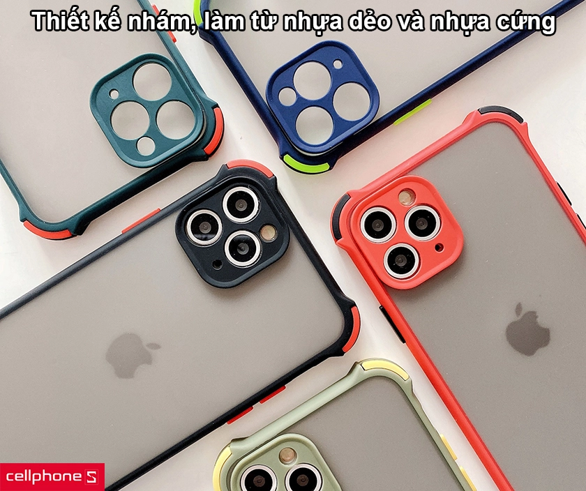 Thiết kế nhám, hoàn thiện từ nhựa dẻo và nhựa cứng