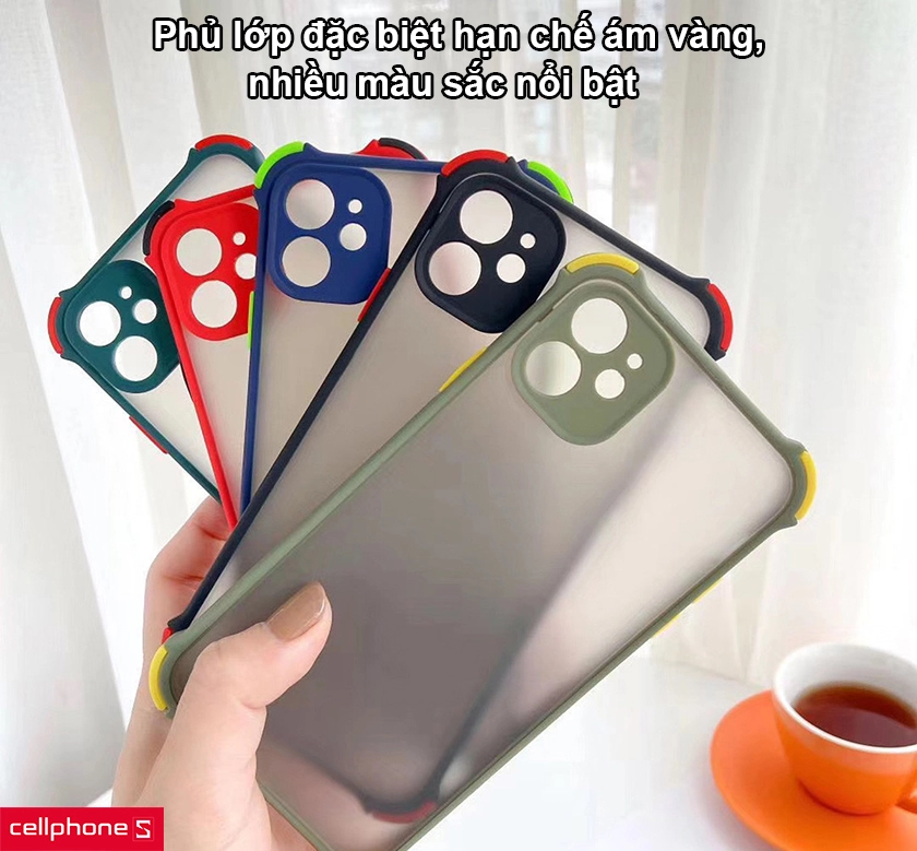 Phủ lớp đặc biệt hạn chế ám vàng, nhiều màu sắc nổi bật