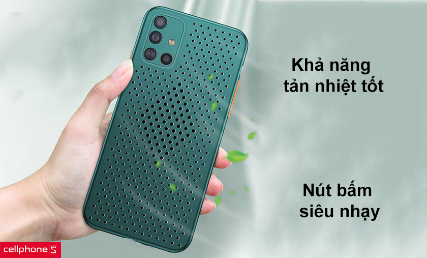 Khả năng tản nhiệt tốt, nút bấm siêu nhạy